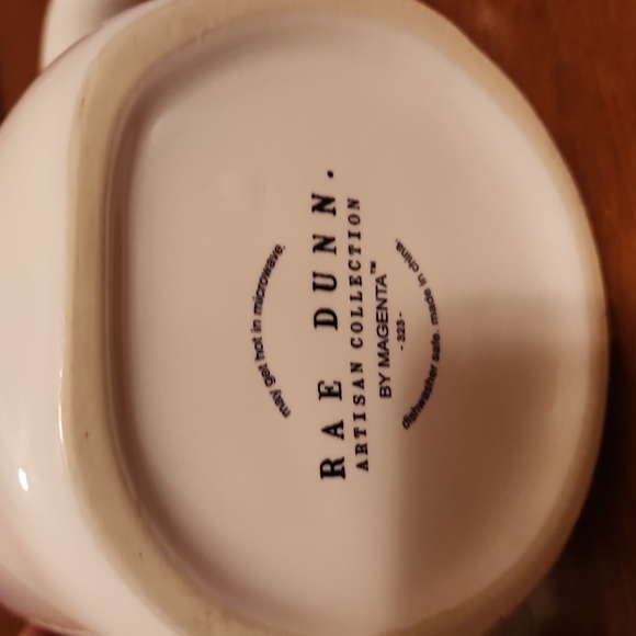 Rae Dunn Cream "Game Day" Mug with Brown Football Lid - Picture 3 of 8